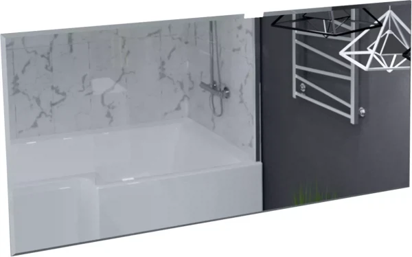 

зеркало с подсветкой marka one glace 140х65 у73579