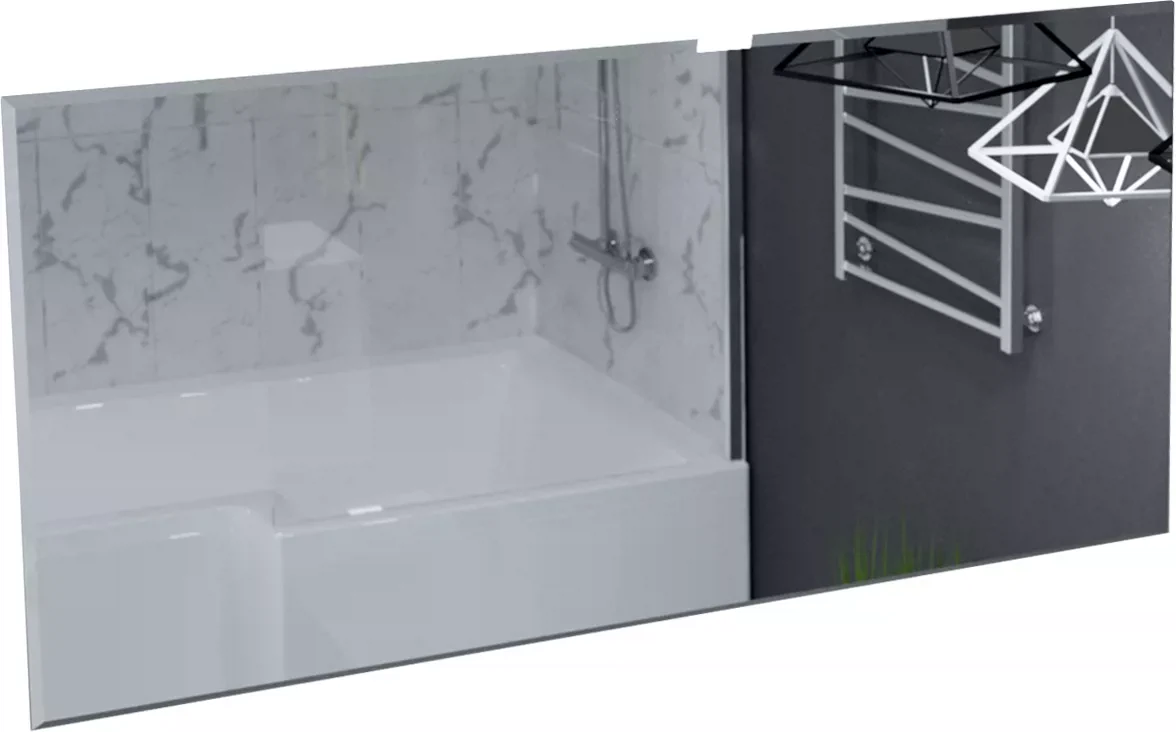 Изображение товара Зеркало с подсветкой Marka One Glace 140х65 У73579 - идеальный выбор для интерьера