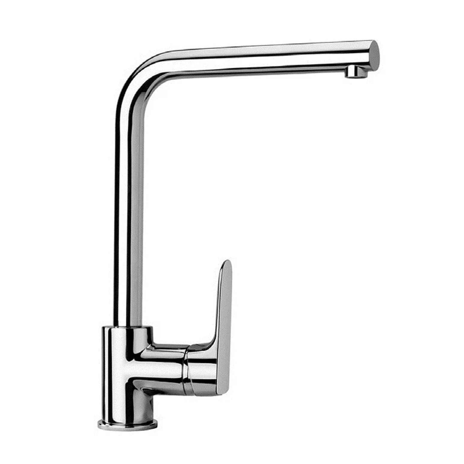 Изображение товара Современный рычажный кухонный смеситель Paini Nove 09CR5721 с поворотным изливом