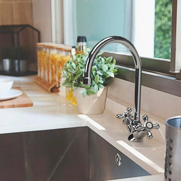 Фото Смеситель для кухни вентильный paini liberty 17cr572lmkm