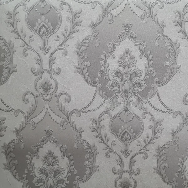 обои 4188-5 malex design арабелла флизелин 1,06*10м дамаск серый