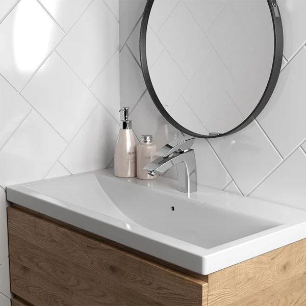 Фото Смеситель для умывальника рычажный paini spider srcr211km