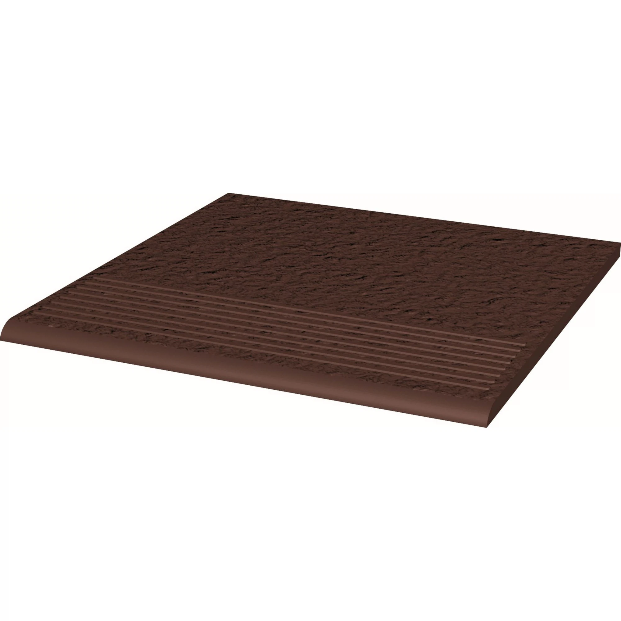 Изображение товара Клинкерная ступень Natural Brown Stopnica Prosta Duro 30x30 см, морозостойкая