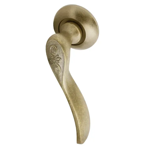Фото Ручка дверная аллюр арт шэрон ob (12450) старая бронза