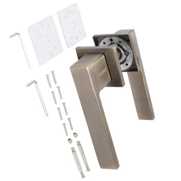 Фото Ручка дверная аллюр арт ринго mab (13818) матовый бронза