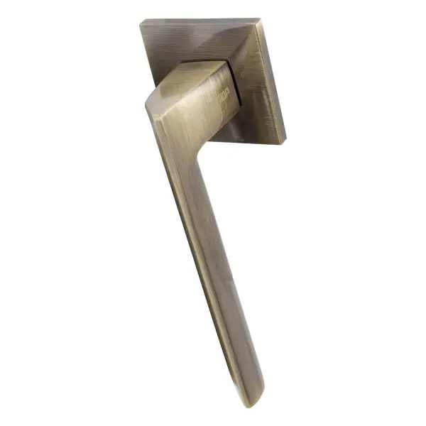 Фото Ручка дверная аллюр арт селена ab (13780) бронза