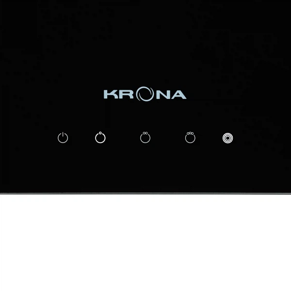 вытяжка кухонная наклонная 60см krona clementina black s 00026675
