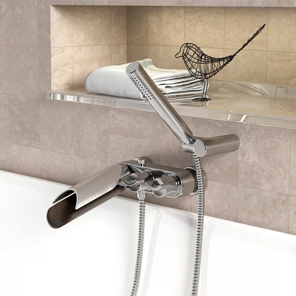 Фото Смеситель для ванны вентильный paini morgana с акс 73cr105lzkm