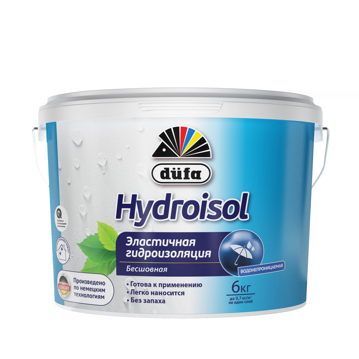 Изображение товара Гидроизоляция DUFA Hydroisol эластичная 6кг для влажных помещений Изображение товара Гидроизоляция DUFA Hydroisol эластичная 6кг для влажных помещений