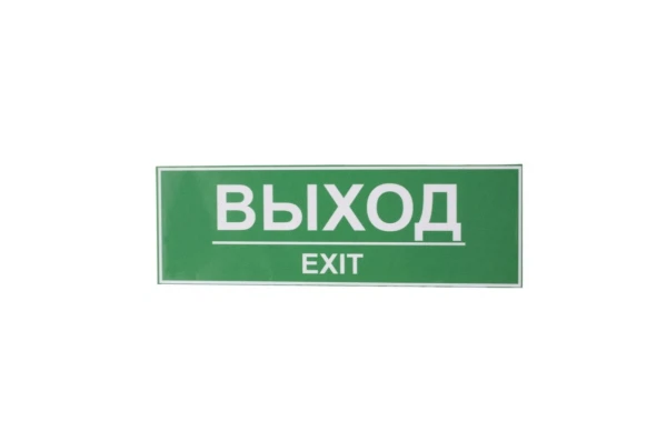 

табличка "выход" 300х100 1 шт