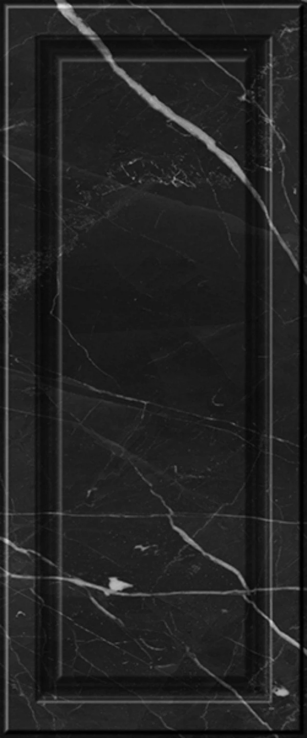 

плитка настенная (рельеф) noir black черный 02 25х60