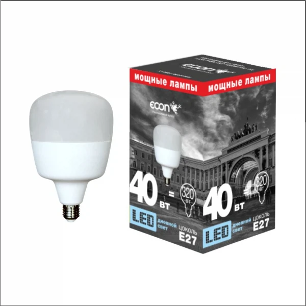 

лампа светодиодная led gl 50вт e27/e40 6500k hp