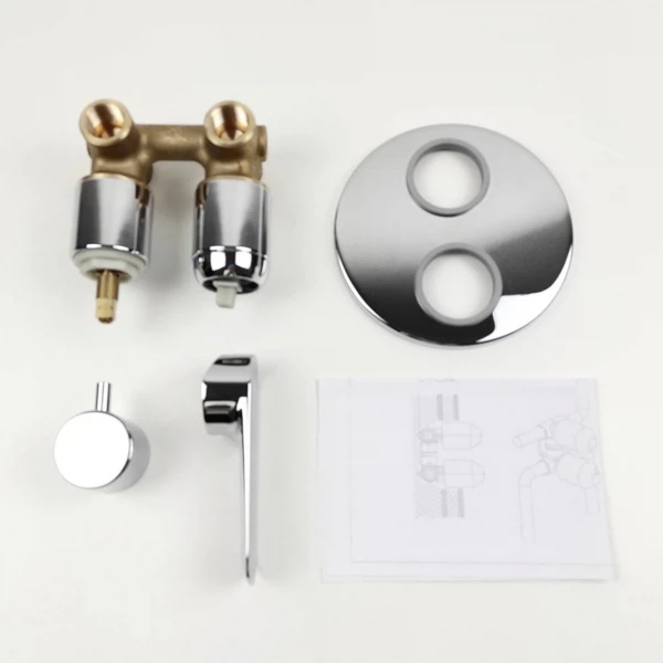 Фото Смеситель для ванны рычажный paini nove встраиваемый 09cr6911