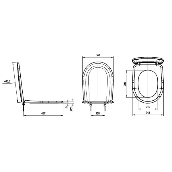 Фото Сиденье для унитаза инкоэр комфорт 535193
