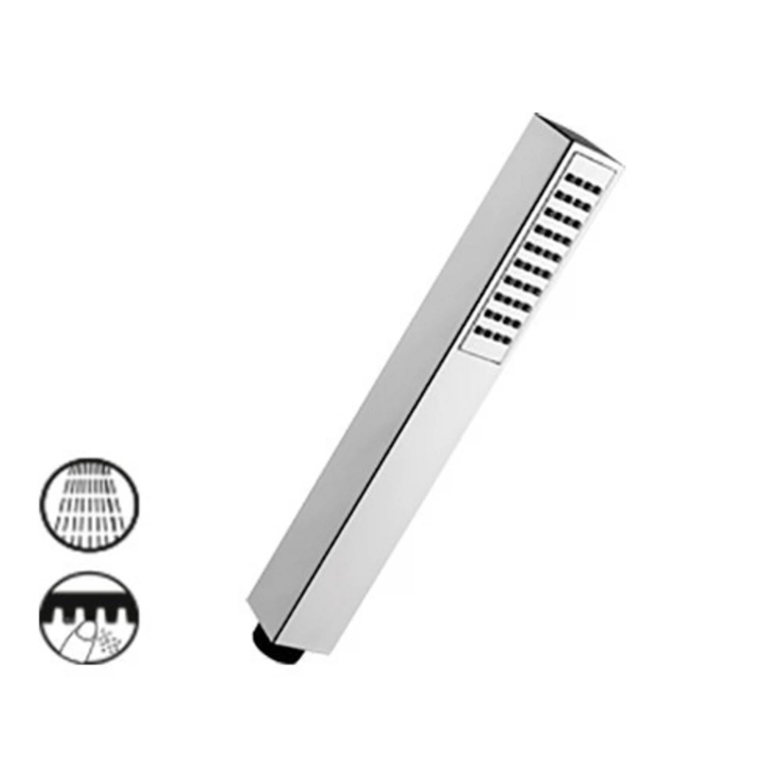 Изображение товара Душевая лейка Paini Dax 82CR155 хром, квадратная, пластиковая, 1 режим