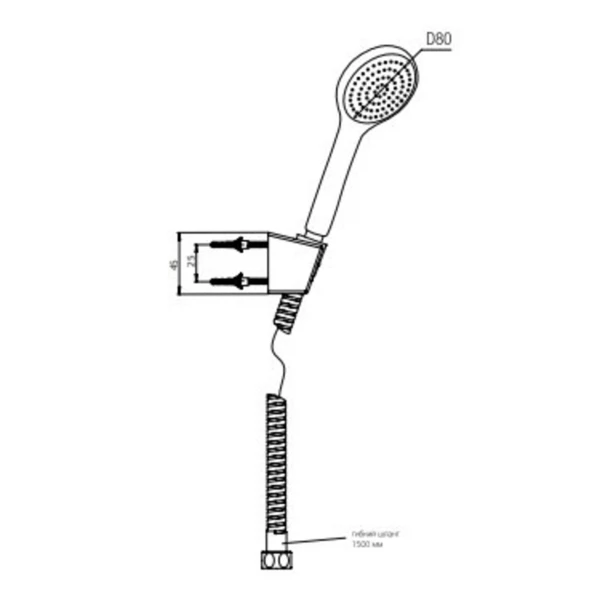 Фото Душевой гарнитур paini modena mdcr131