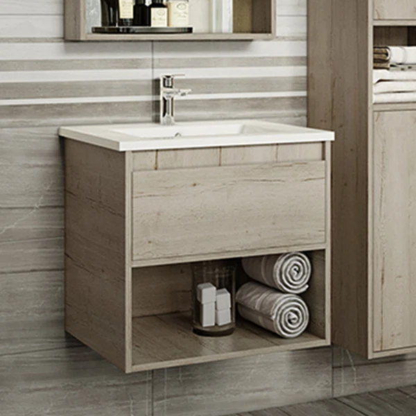 Фото Тумба с умывальником misty дунай 60 подвесная ут000010529