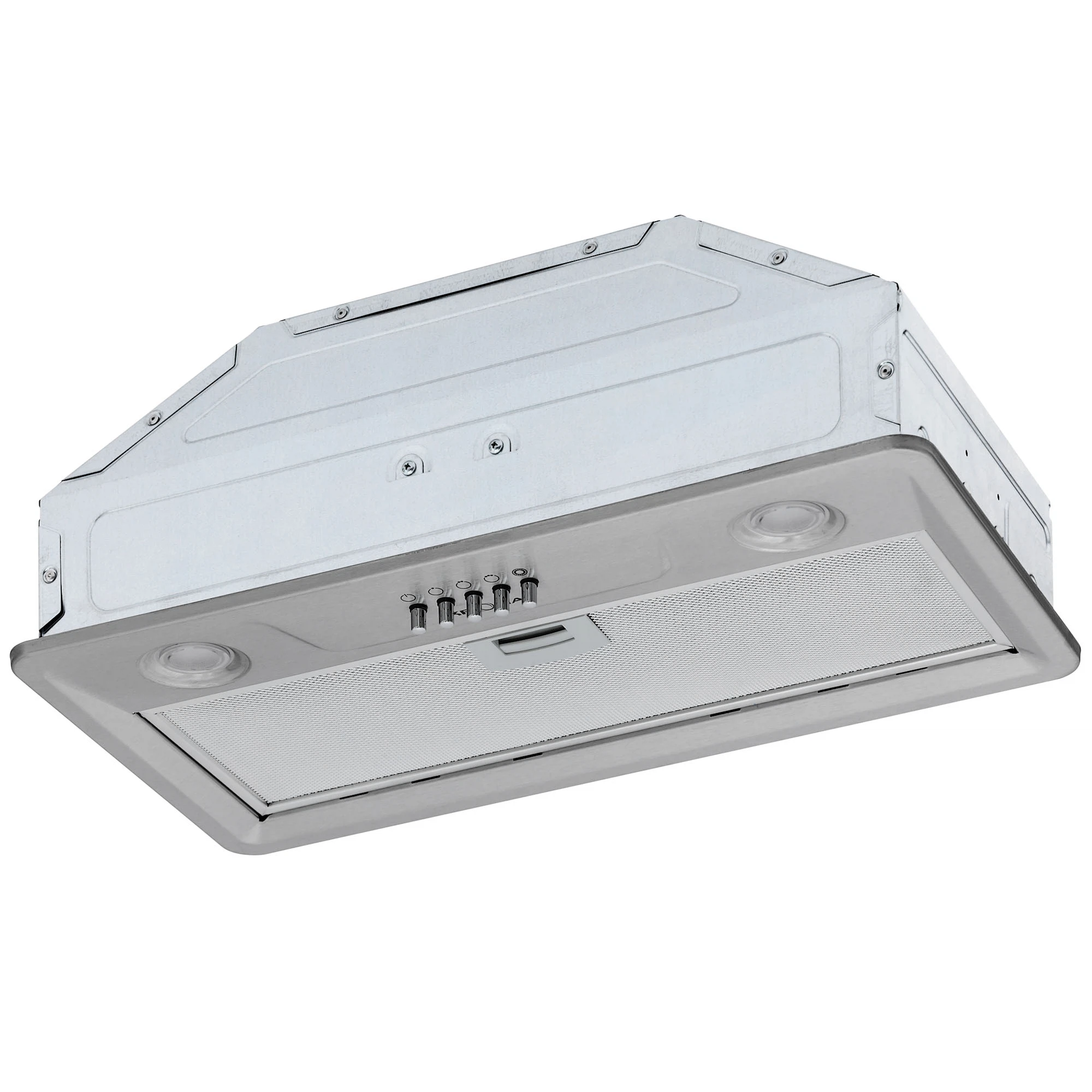 Изображение товара Кухонная встроенная вытяжка Kate 600 inox pb k серого цвета 640 м³/ч