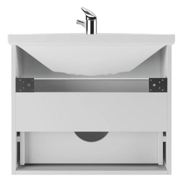 Фото Тумба подвесная с умывальником айсберг классик 60 а00016019