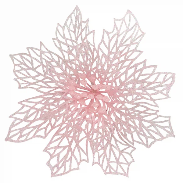 

цветок на клипсе розовый