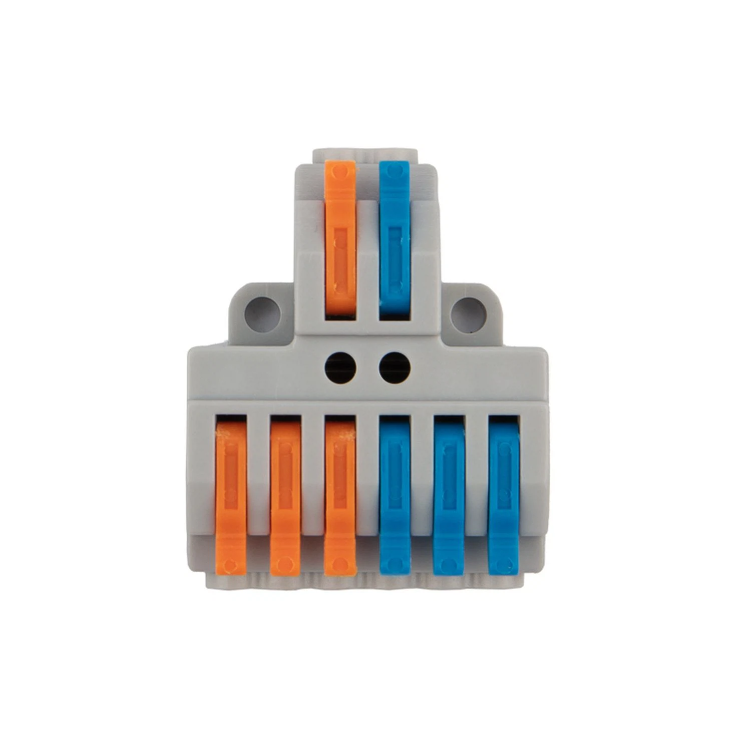 Изображение товара Клемма проходная 2х3 полюса REXANT многоразовая для проводов 0,08-4 мм²