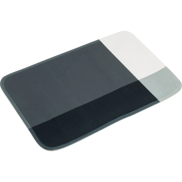 Фото Коврик для ванной с принтом cubes 40*60см рыжий кот серо-черный 102531