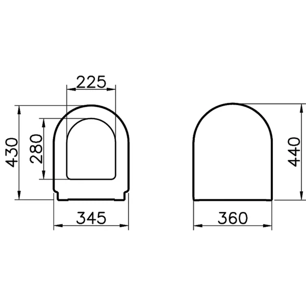 

сиденье для унитаза vitra zentrum 94-003-001