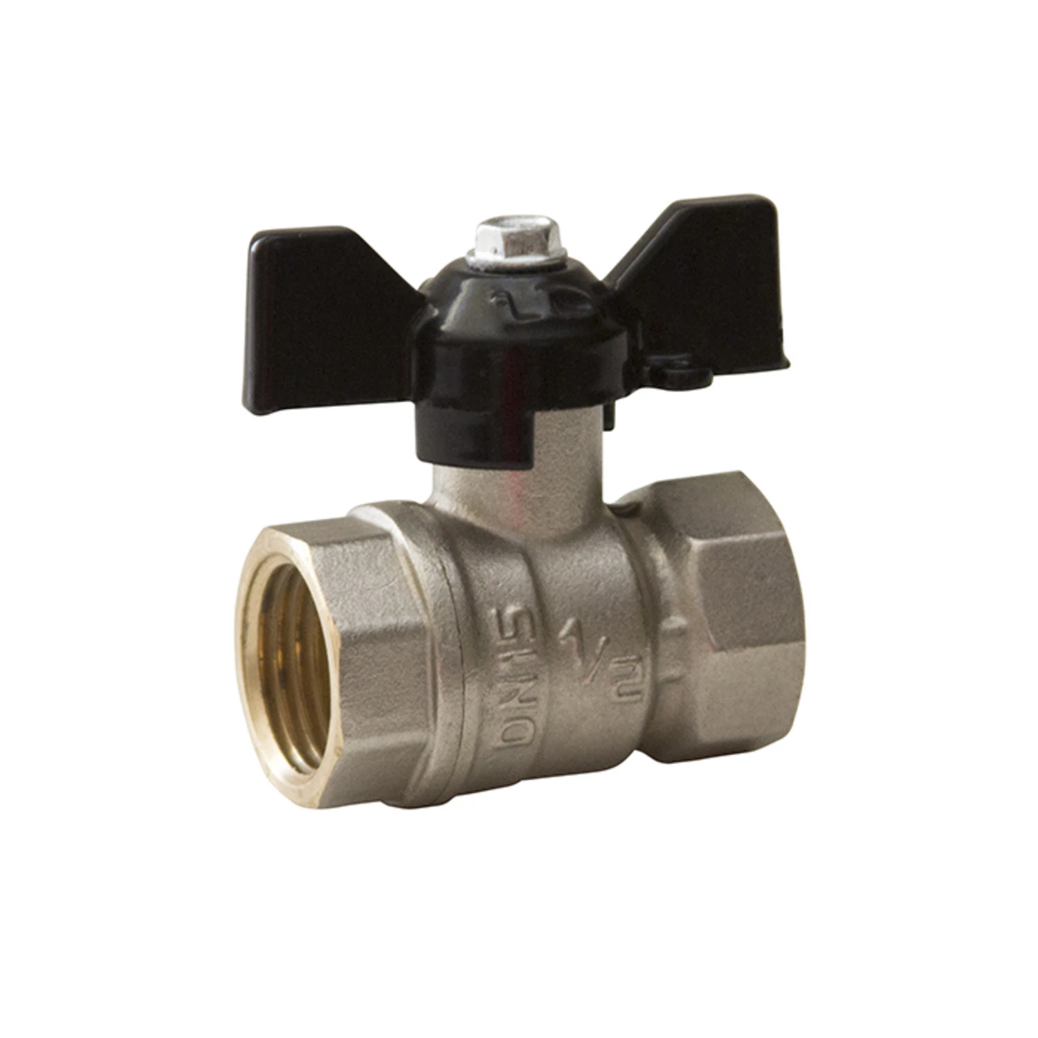 Изображение товара Кран шаровый для воды 1 дюйм LD PRIDE внут. резьба, латунь, Россия