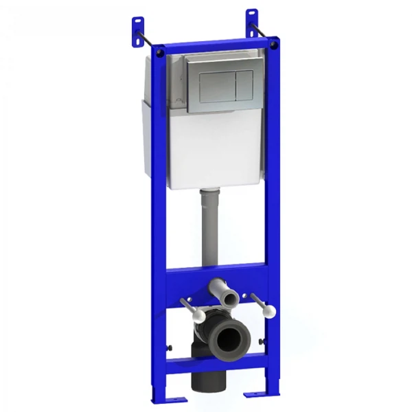 Система инсталяции для унитаза уклад с кнопкой си 01.04.54.00.6