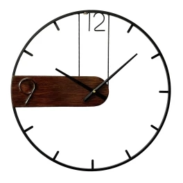 Часы clock black 50x50 79887