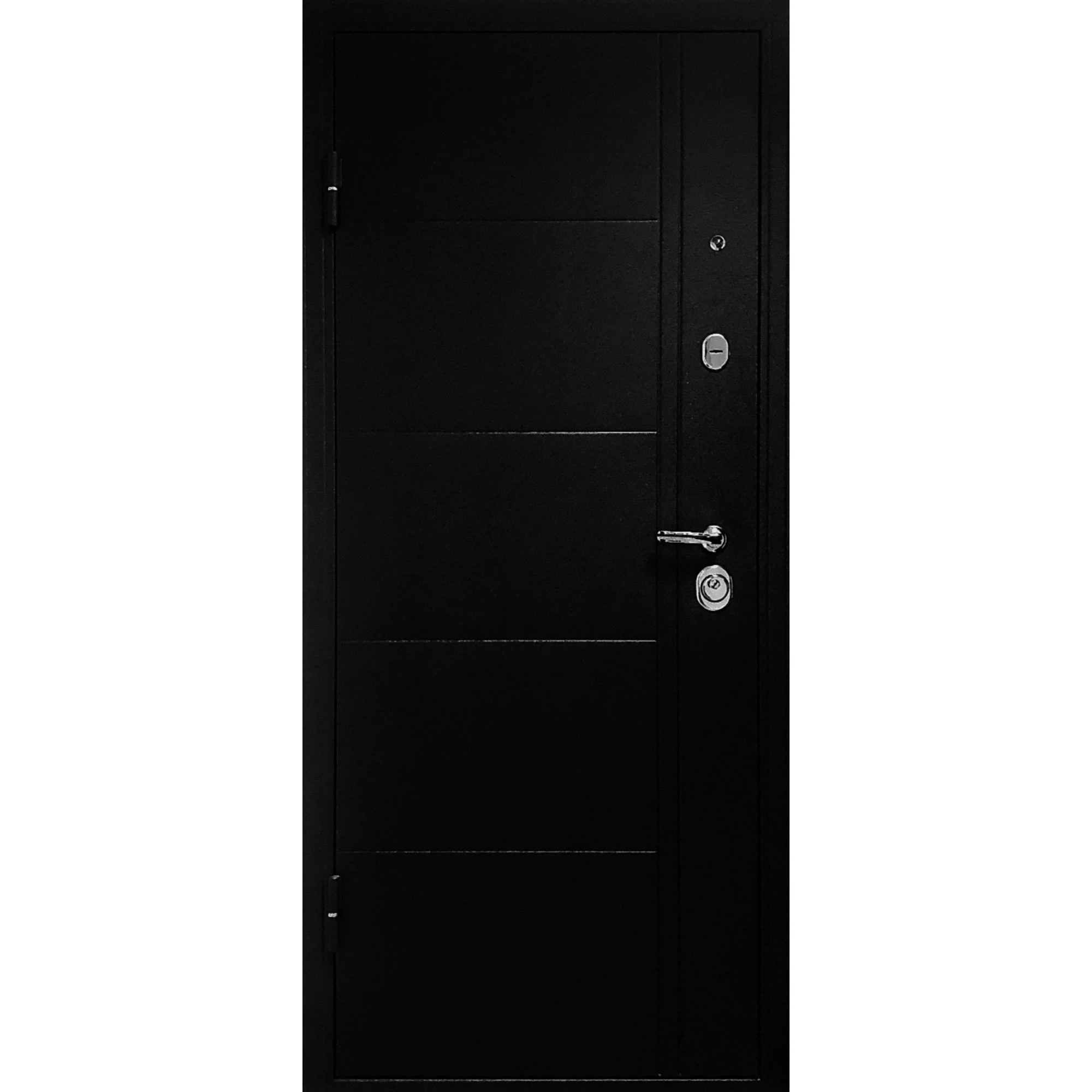 Изображение товара Дверь входная Эверест с зеркалом Левая 2050х860мм Муар серый взломостойкая