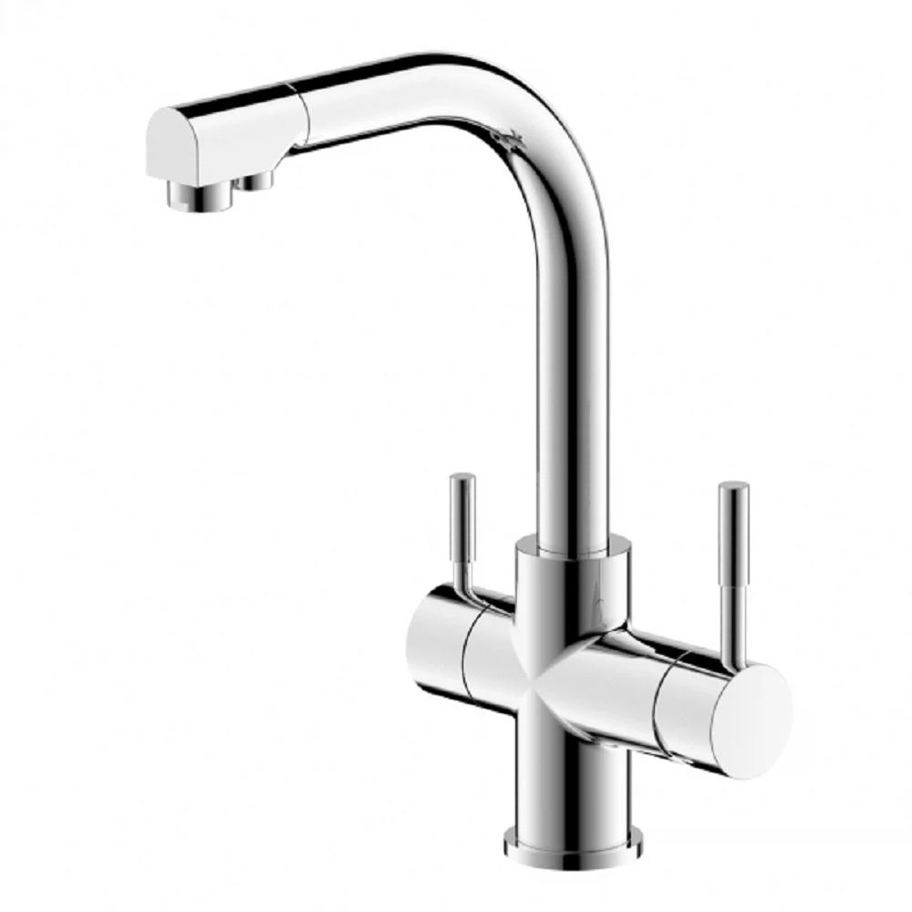 Изображение товара Современный однорычажный смеситель для кухни Bravat Palace F729261CP-RUS