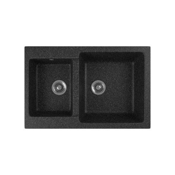 

мойка кухонная мраморная greenstone 78x51 grs-76k-308 черный