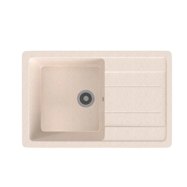 

мойка кухонная мраморная gamma 76х49 бежевый gs-14-28