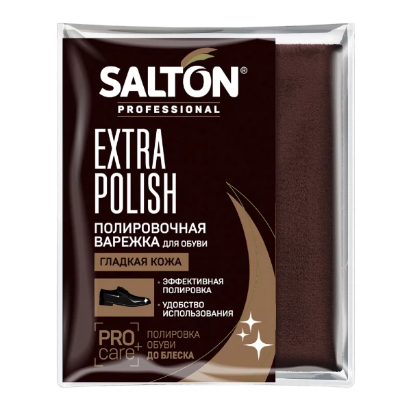 

варежка полировочная для обуви salton prof р 0034, Без цвета