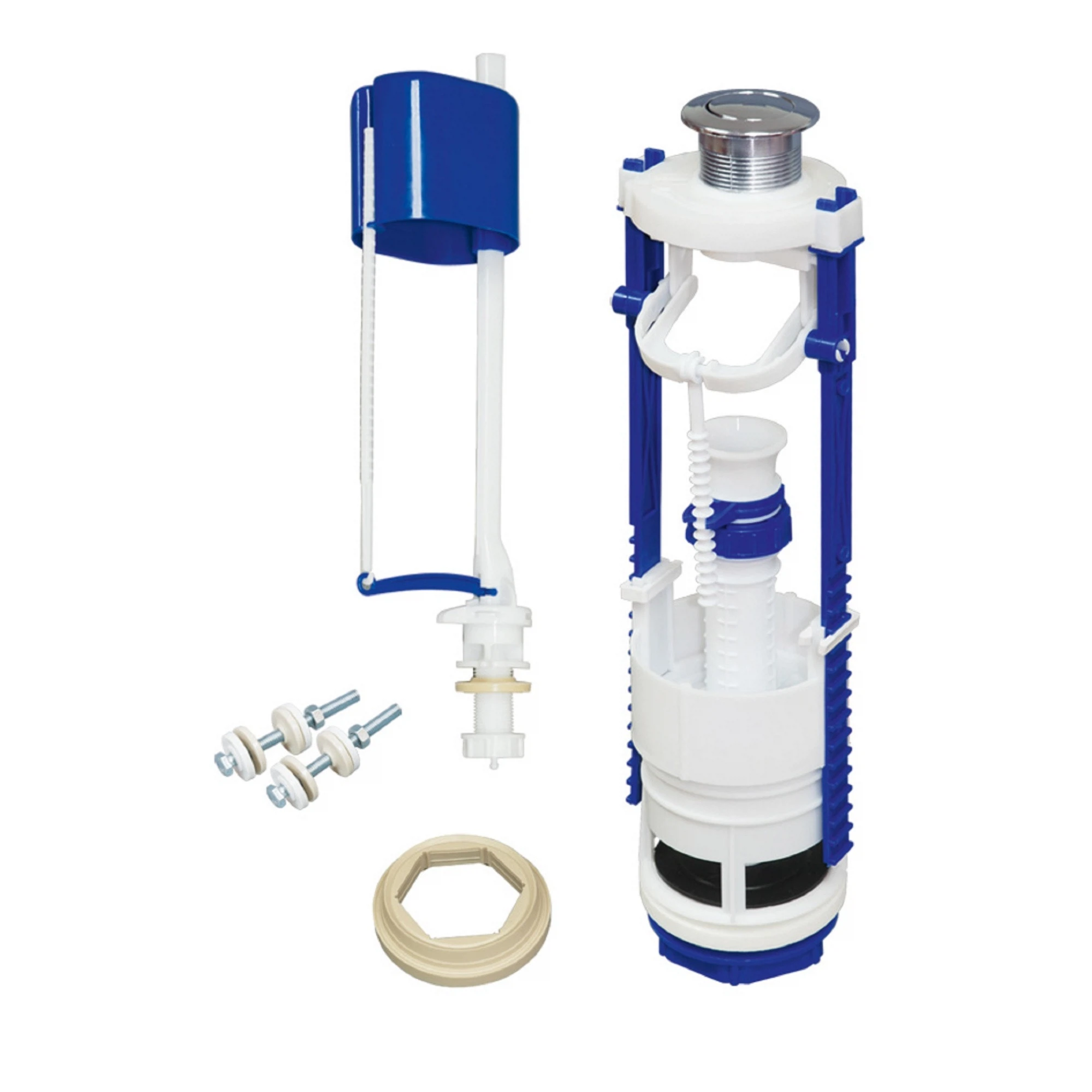 Изображение товара Арматура с клапаном, нижняя подв. (плос дон клап) АС-17.1м (металли кноп) РБМ