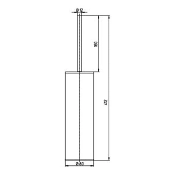 Фото Ёршик для унитаза paini pixel 81cr061