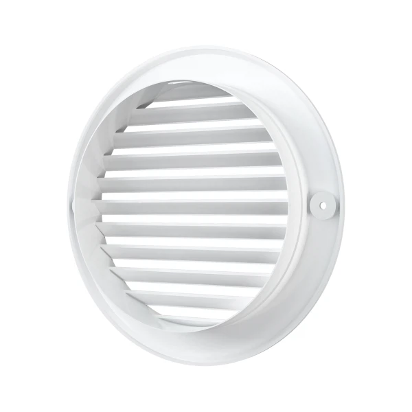 Фото Решетка вентиляционная круглая d125 пластмас. (рамка 150мм), a12rk, auramax