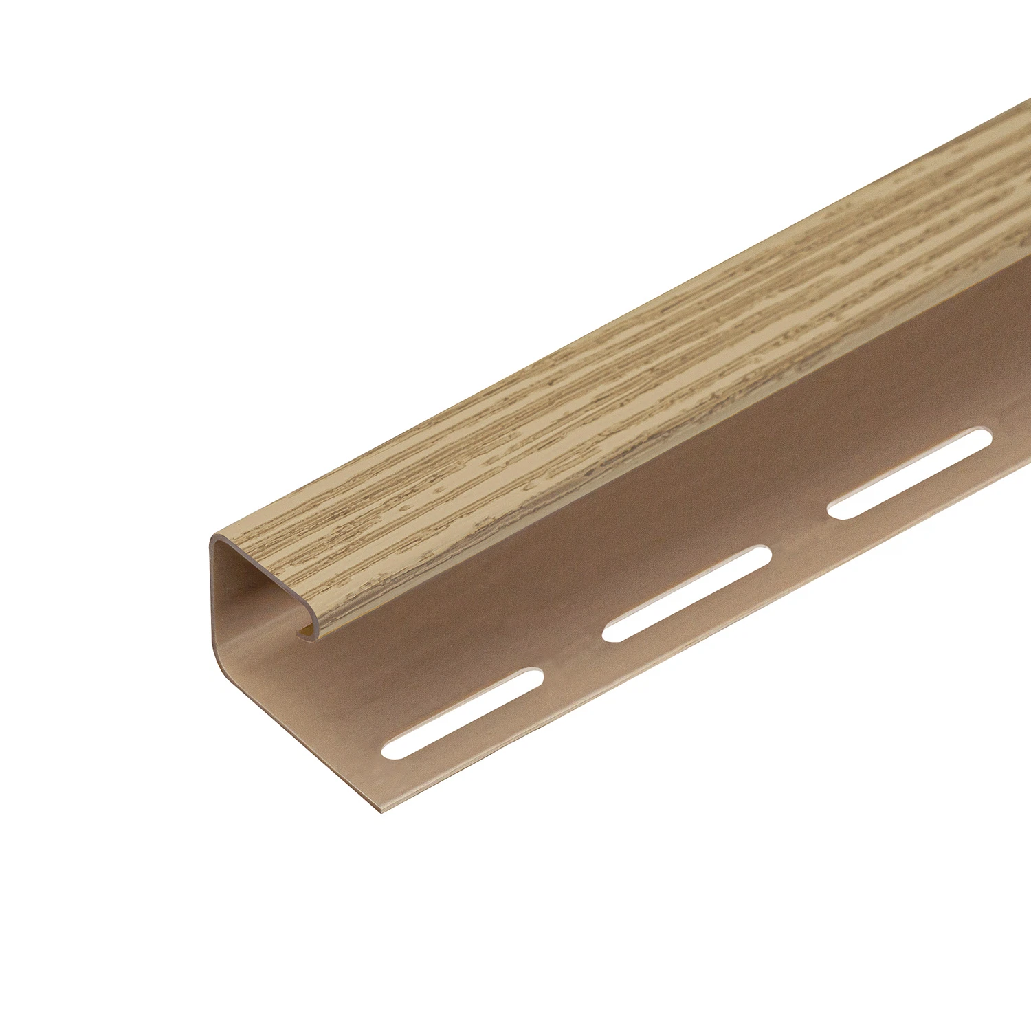 Изображение товара J-профиль для сайдинга Tecos ангарская сосна бежевый 3,05 м