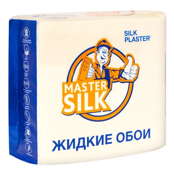 

жидкие обои master silk ms-125, Серый