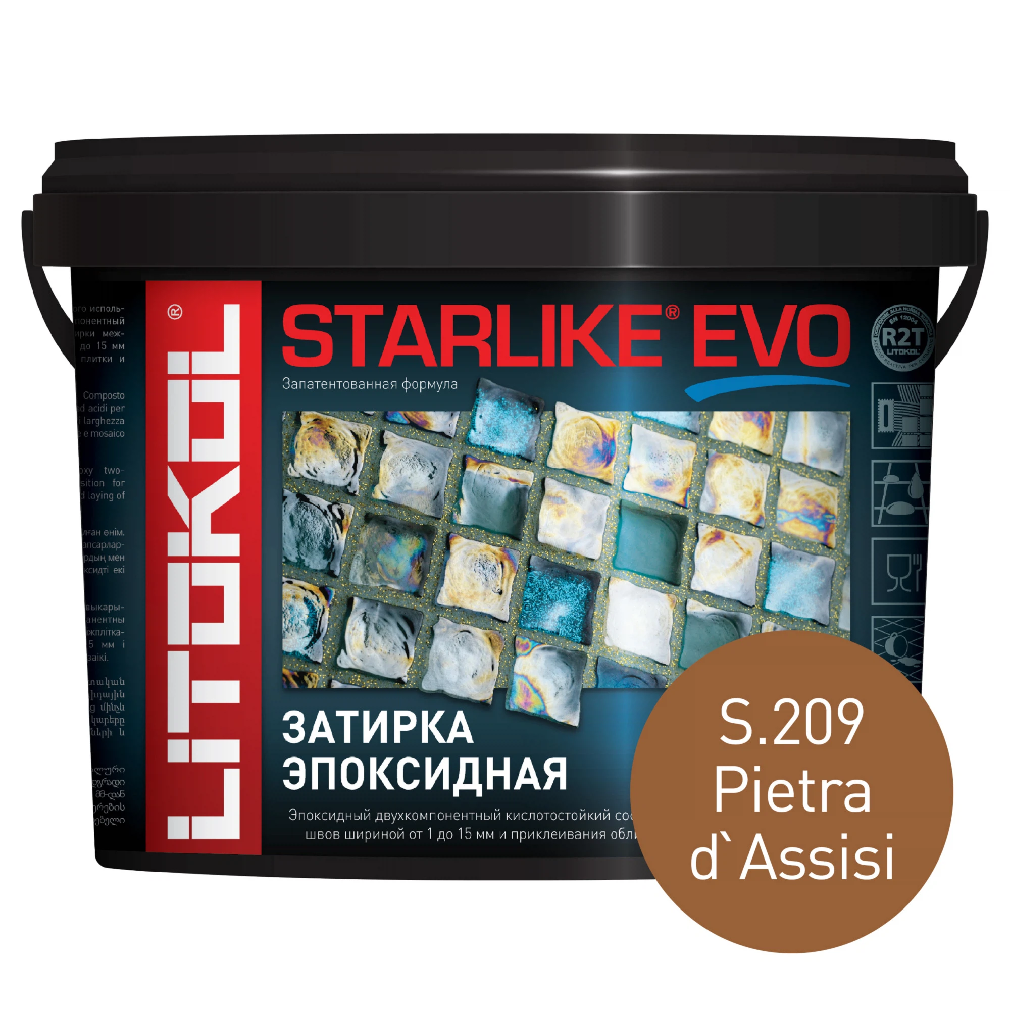 Изображение товара Эпоксидная затирка LITOKOL STARLIKE EVO S209 Pietra dAssisi 5 кг