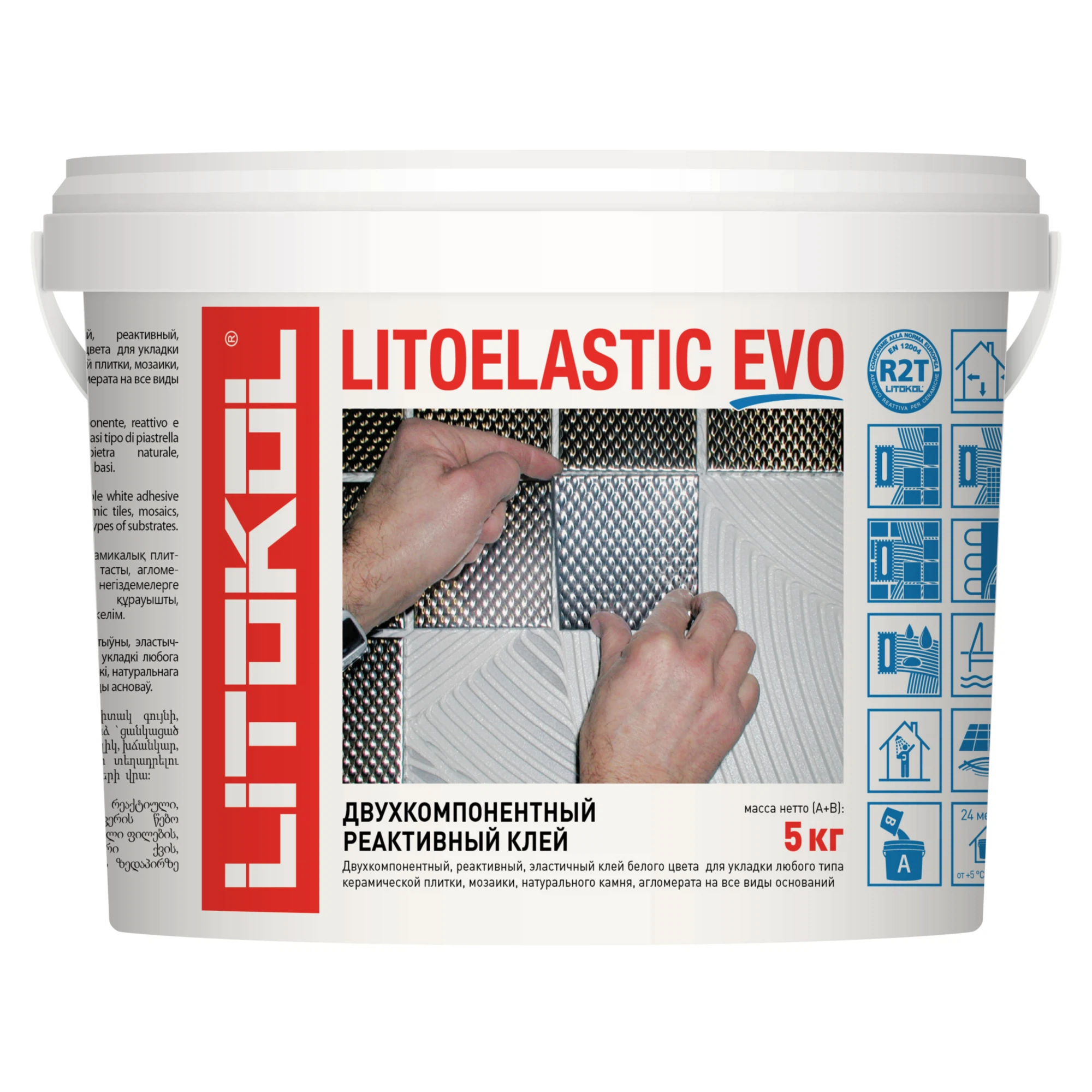 Изображение товара Клей для плитки LITOKOL Litoelastic Evo, 5кг