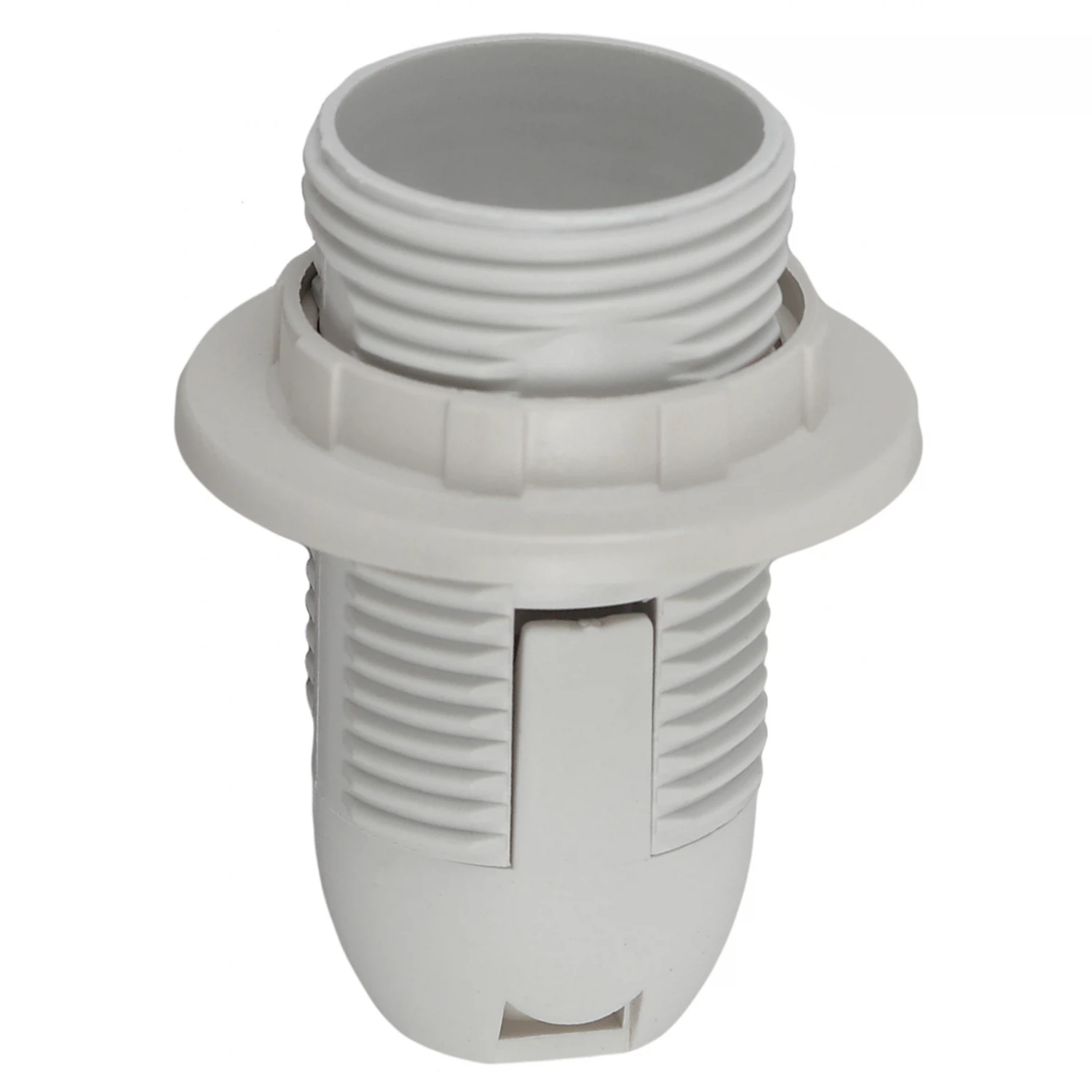 Изображение товара Патрон E14 термостойкий белый с кольцом из пластика для ламп до 60 Вт