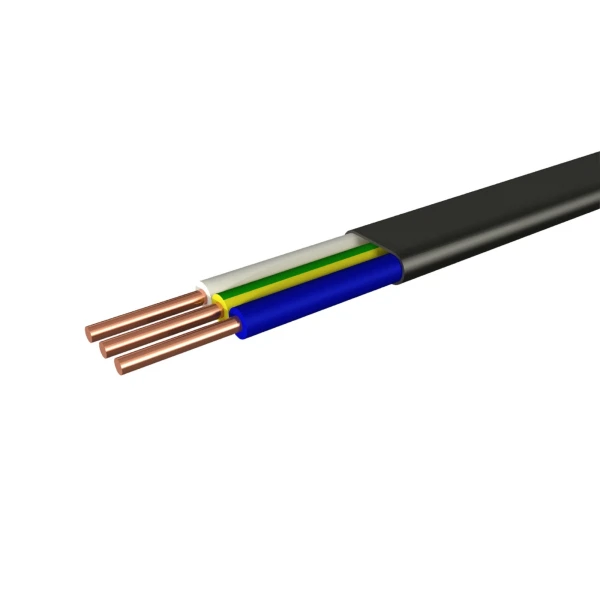 

кабель электрический ввг-пнг(а)-ls 3х4.0, на отрез от бухты 100м, черн., гост, электрокинетик, Черный