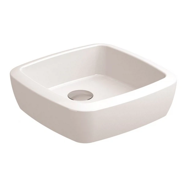 

раковина накладная sanitana up 39х39 s10084450400000, Белый