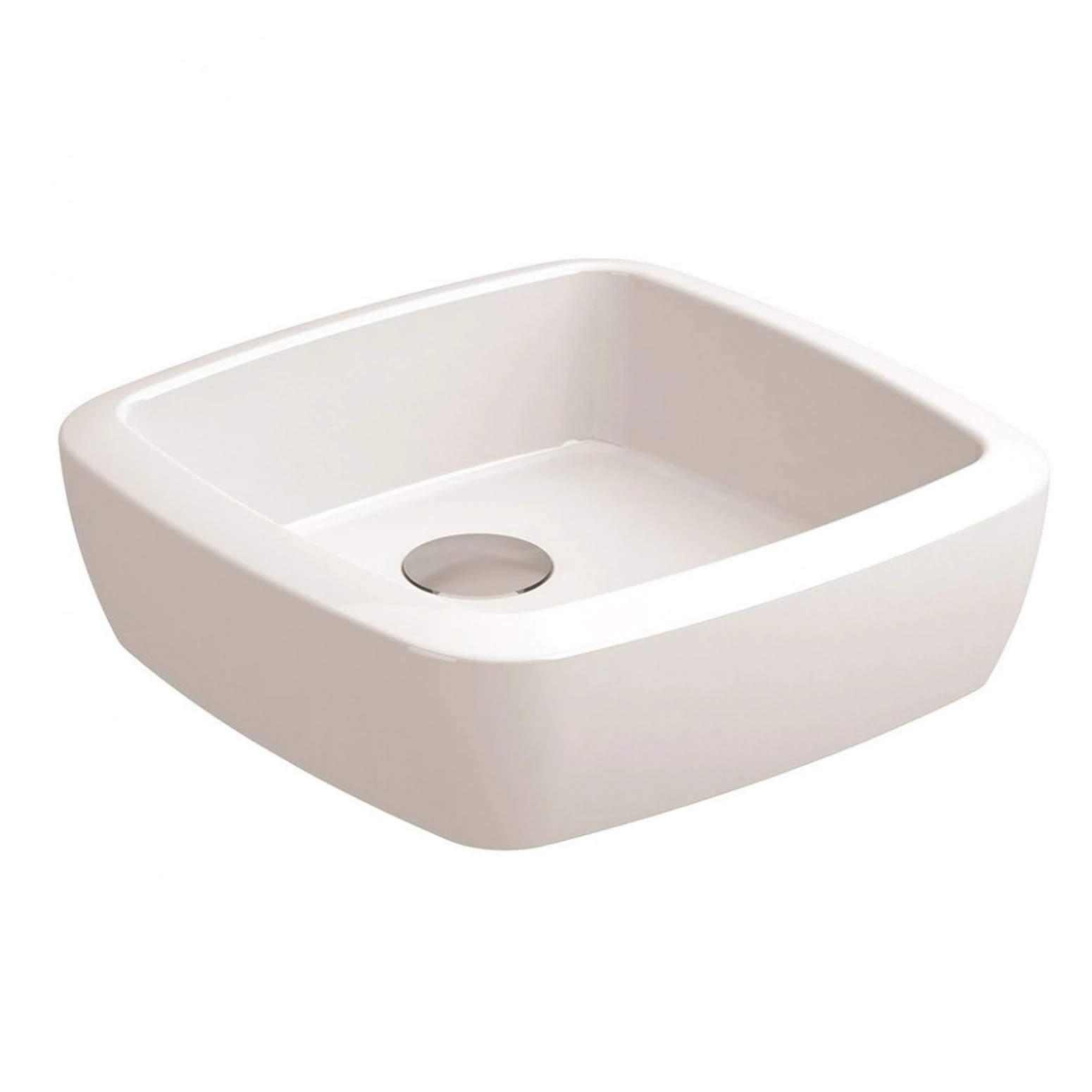 Изображение товара Накладная раковина Sanitana Up 39х39 фарфор Россия