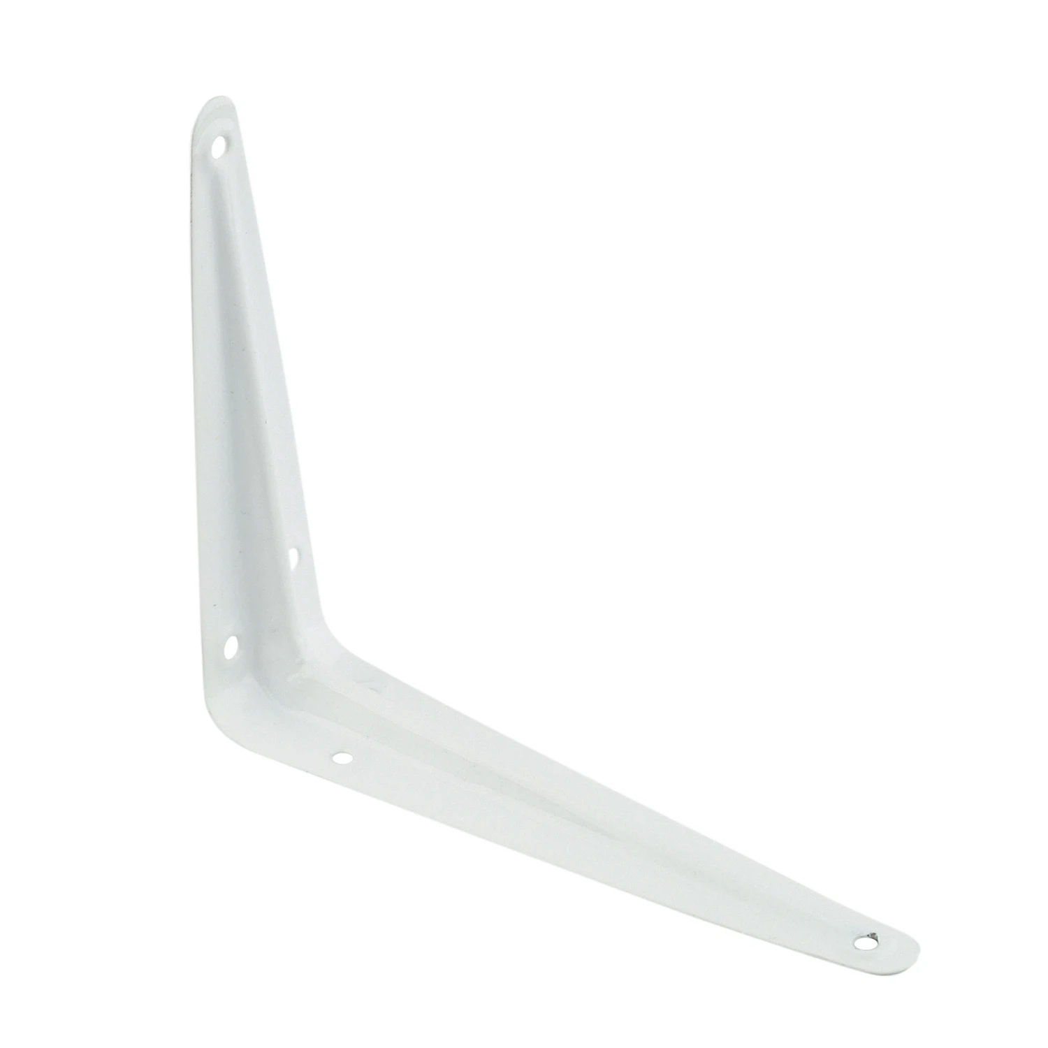 Изображение товара Полкодержатель 250х200 белый металлический универсальный нагрузка до 80 кг