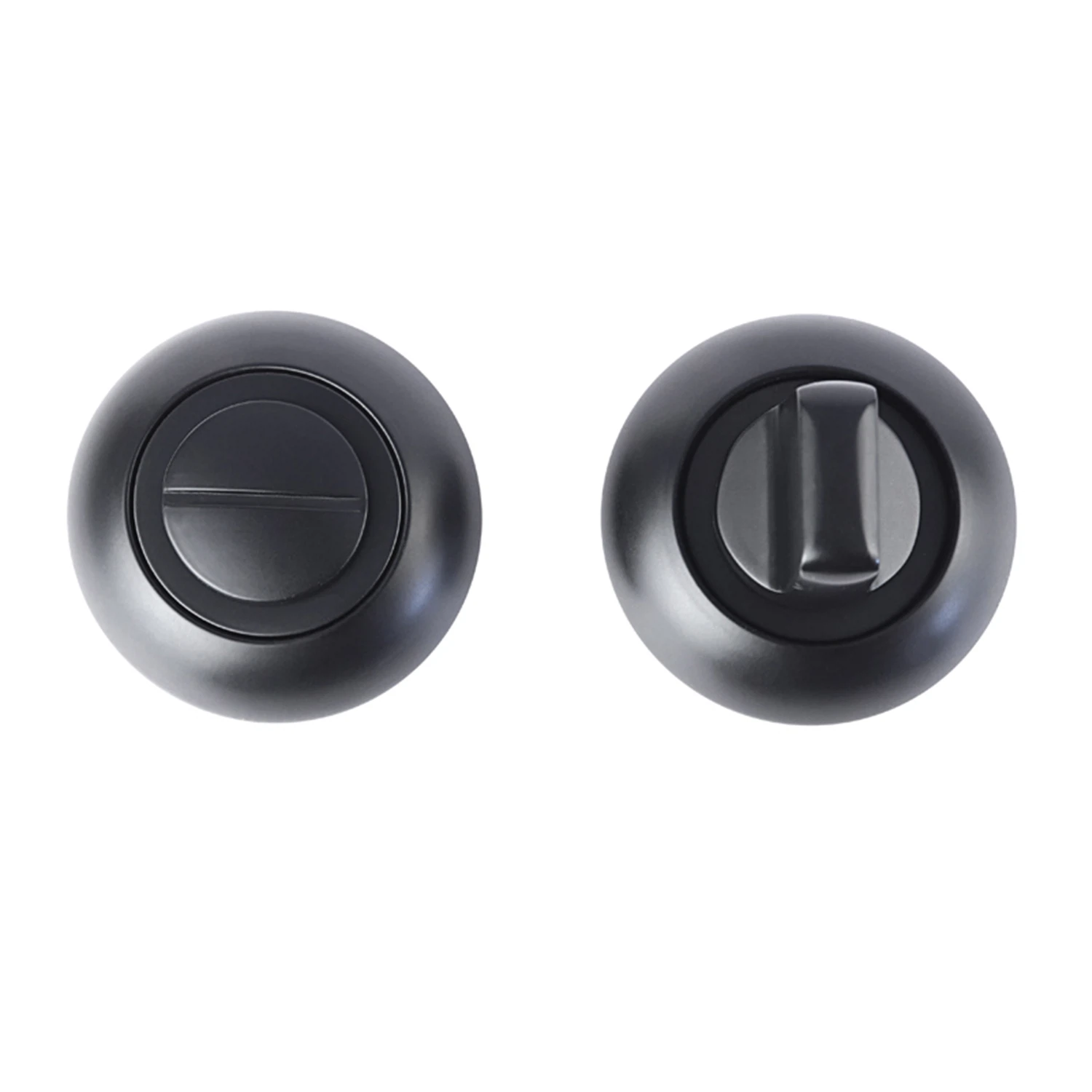 Изображение товара Завертка сантехническая Trodos Bk-Al Blm черная поворотная квадратная