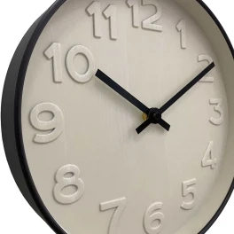 Часы clock black 25x25 79893