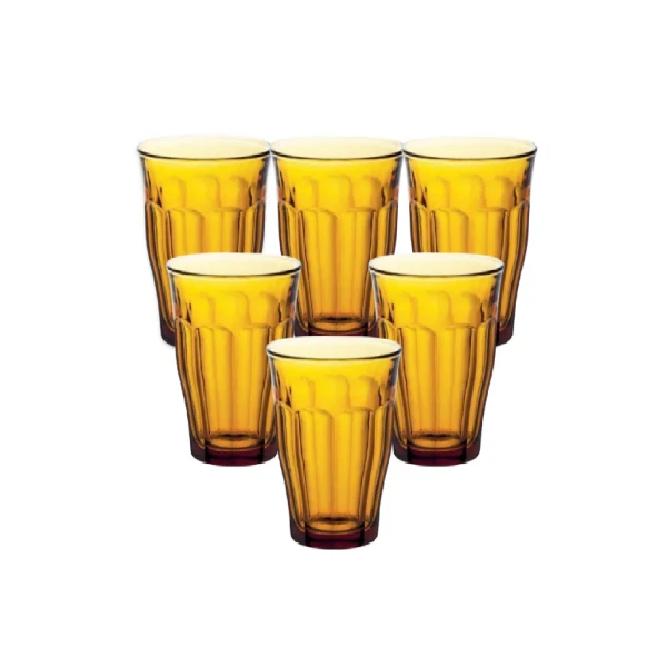 

набор стаканов французских picardie amber 6шт 360мл duralex 1029db06a0111